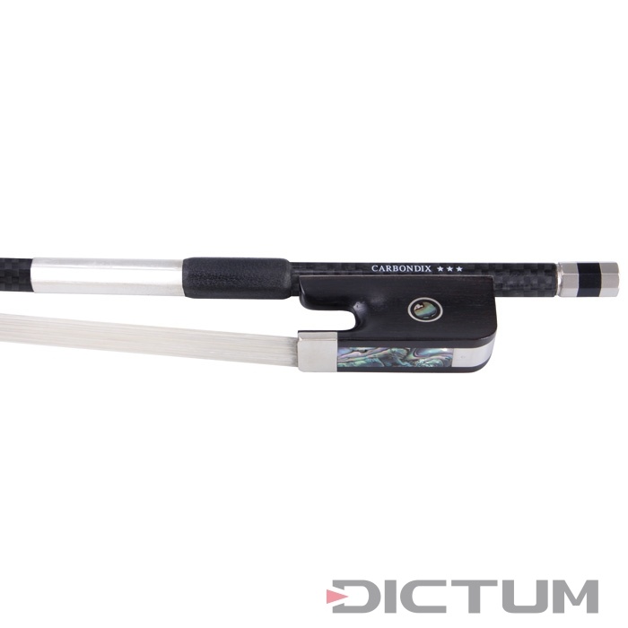 Carbondix 145032 Karbon Çello Arşesi (3/4) | Karbon Fiber Dayanıklılığı ile Esnek Yay Yapısı Doğal At Kuyruğu Kılı ve Abanoz Topuk