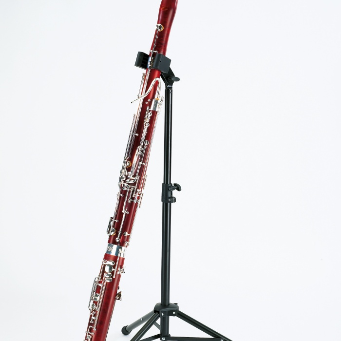 Konig & Meyer 15010-011-55 Profesyonel Fagot Sehpası | Alman Mühendisliği Dayanıklı Çelik Gövde ve Enstrümanı Çizilmelerden Koruyan Yumuşak Destekler