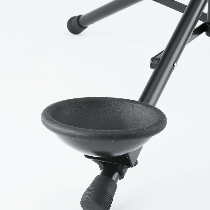 Konig & Meyer 15045-011-55 Kontrafagot Sehpası | Özel Koruyucu Kaplama Yüksekliği Ayarlanabilir Destek Kolları ve Katlanabilir Ergonomik Tasarım