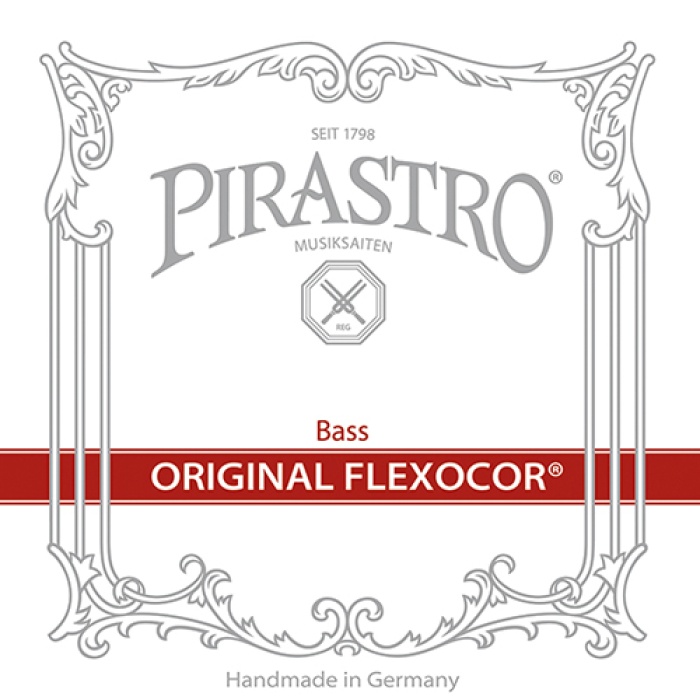 Pirastro 346020 Kontrabas Tel Seti - Original Flexocor 3/4 ve 4/4 Kontrabaslarla Uyumlu (Medium - Klasik Seri) | Geleneksel Flexocor Yapısı, Koyu ve Sıcak Orkestra Sesi, Hızlı Akort Kararlılığı | Ölçü: 3/4 ve 4/4 Kontrabaslar İçin (4lü Tam Takım Set)
