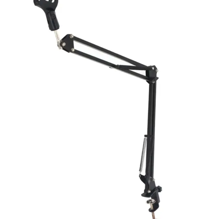 HBK 35A Masa Kenarı Mikrofon Standı (Küçük) | Akrobat Kollu Tasarım Yayıncılar ve Ev Stüdyoları İçin Masa Kenarına Sabitlenen Pratik Çözüm