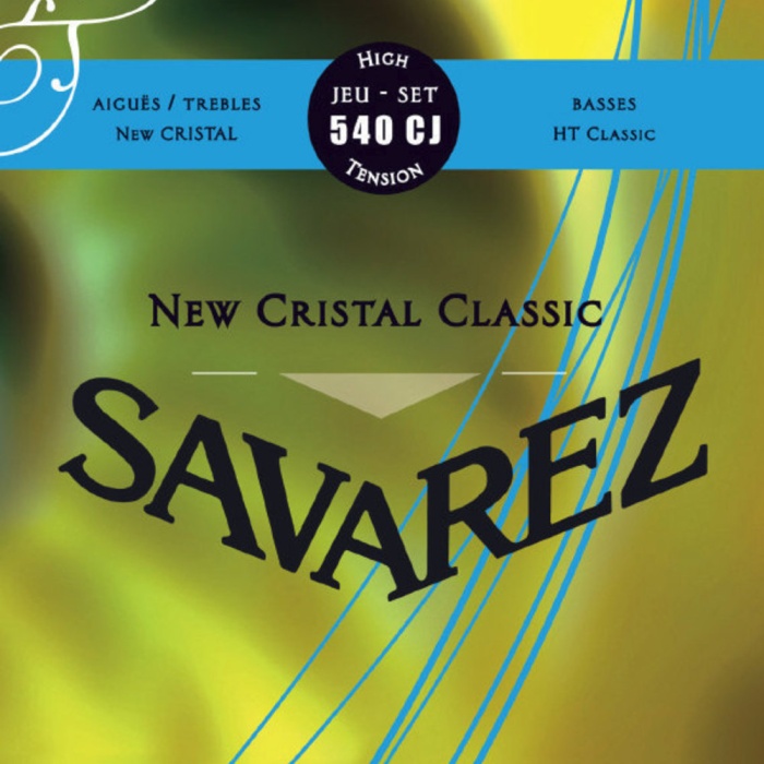Savarez 656157 New Cristal 540Cj Takım Klasik Gitar Teli | Parlak ve Net Ses, Uzun Ömürlü Kullanım, Yüksek Korozyon Direnci