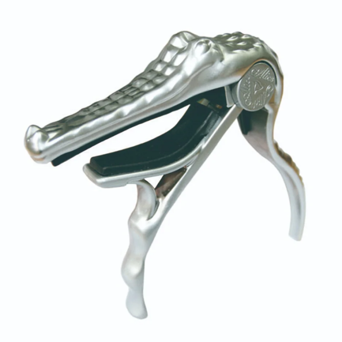 Alice A007G/PC Akustik Gitar Kaposu - Crocodile Bronz (Aksesuar - Egzotik Stil) | Timsah Tasarımlı Güçlü Mekanizma, Bronz Kaplama, Tam Akort Güvenliği | Uyum: Kavisli Klavyeli Akustik ve Elektro Gitarlar