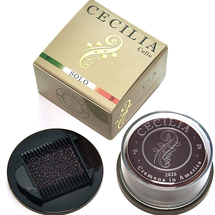 Cecilia CCS Andrea Solo Çello Reçinesi (Yayıcı Aparatlı) | Solo Performanslar İçin Güçlü Projeksiyon ve Net Atak Dahili Sürme Aparatlı