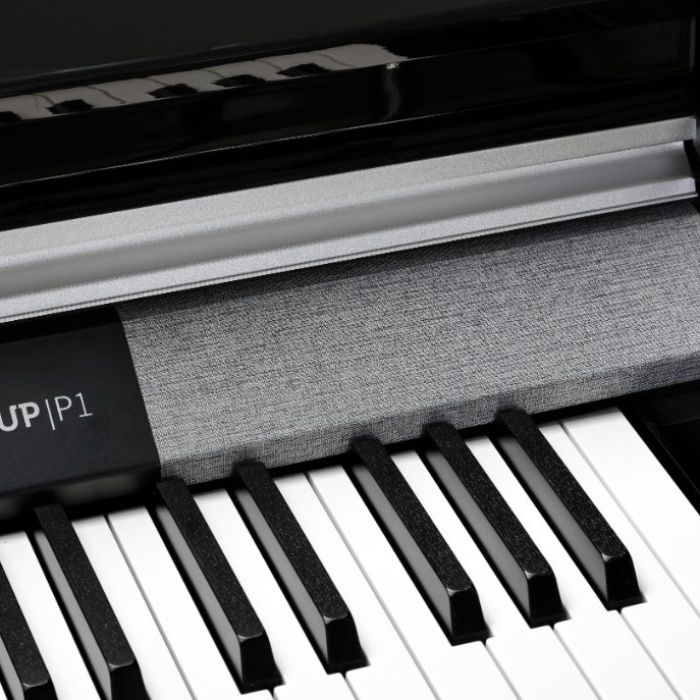 Kurzweil CUP-P1BP Dijital Piyano - Parlak Siyah Lake (Üst Segment - Profesyonel) | Premium Parlak Piyano Cilası, H1 Ivory Hammer Action Klavye, 256 Ses Polifoni | Ölçü: Standart Piyano Konsolu (88 Tuş)
