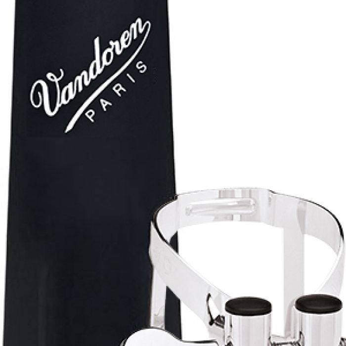 Vandoren LC51SP M/O Gümüş Klarnet Bileziği ve Kapak (Profesyonel - Master Bek Uyumu) | Optimum ve M/O Hibrit Tasarım, Gümüş Kaplama ile Hızlı Titreşim ve Parlak Ton | Uyum: Vandoren Master Serisi Klarnet Bekleri