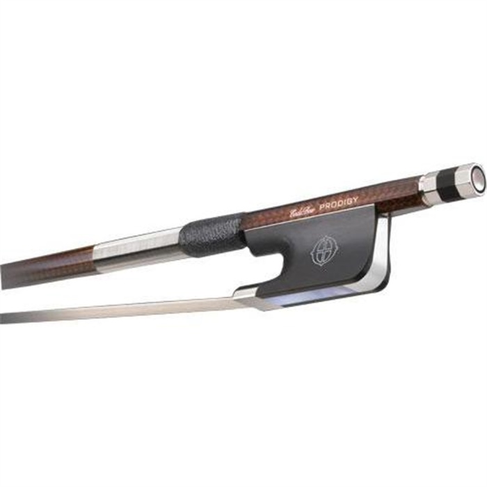 CodaBow SPC4 Çello Arşesi - Prodigy Karbon (Eğitim/Orta Seviye - 4/4) | Karbon Fiber Stabilite Avantajı, Dengeli Yay Yapısı, Hızlı Cevap Süresi | Uyum: 4/4 Tam Boy Çellolar (Uzun Ömürlü ve Stabil Yapı)