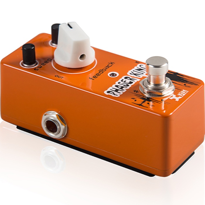 Xvive V6 Phaser King Gitar Efekt Pedalı | Gerçek Analog Ton Kalitesi, Kompakt Metal Şasi, True Bypass Özelliği