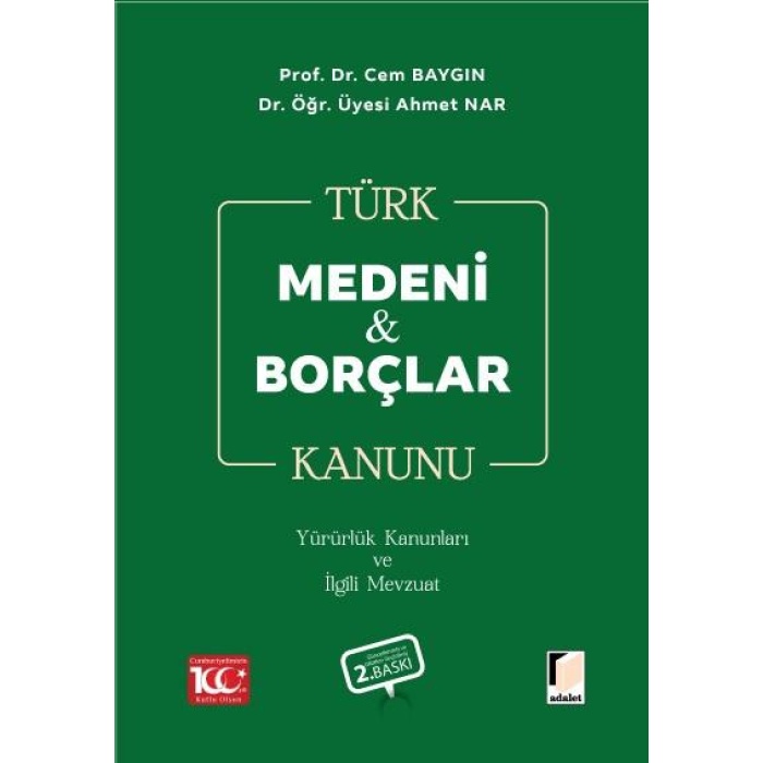 Türk Medeni Kanunu & Borçlar Kanunu