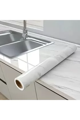 Mermer Desenli Kaplama Kağıdı 5 Metre