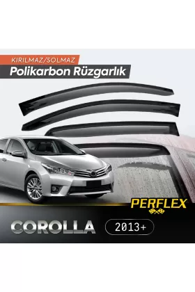 Perflex Polikarbon Kırılmaz Rüzgarlık V2 Mugen Toyota Corolla 2013+