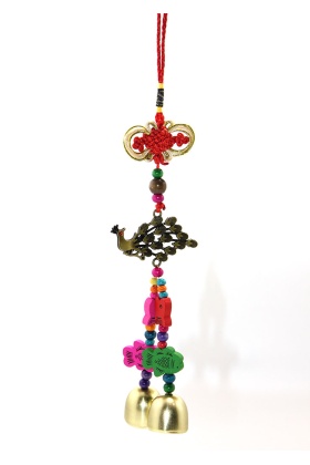 Tavuskuşu Renkli Rüzgar Çanı