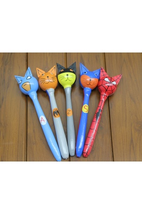 Ahşap 5li Marakas Seti Model 1