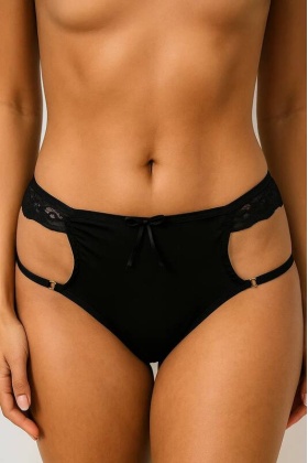 Venlisa Alev Kırmızısı Dantel Detaylı Seksi Külot V6400