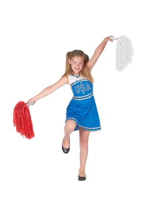 Kırmızı Beyaz Gösteri Ponponu