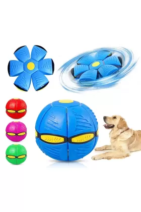 Işıklı Zıplayan Frizbi Evcil Hayvan Topu