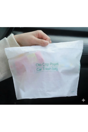 Pratik Su Geçirmez Oto Araba Çöp Poşeti 20 Adet