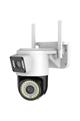 Çift Lensli Dış Mekan Wi-Fi Kamera