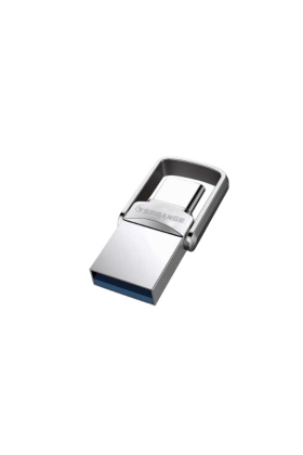 2si 1 Arada USB 3.2 Type-C Ve USB 64GB Metal Flash Disk