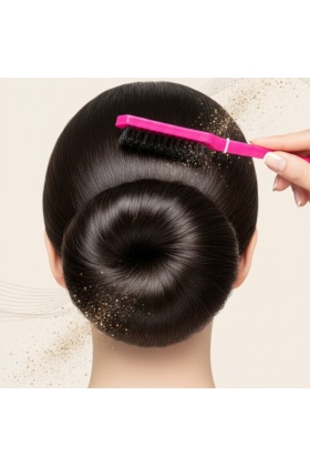 Plastik Saplı Topuz Tarağı