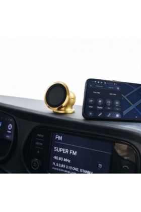 Metal Telefon Tutucu Torpidoya Yapışan Mıknatıslı