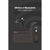 Siyah Kablosuz Klavye Ve Mouse Seti