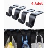 4 Adet Araba Koltuk Arkası Askı