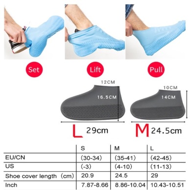 Su Geçirmez Ayakkabı Kılıfı M Beden