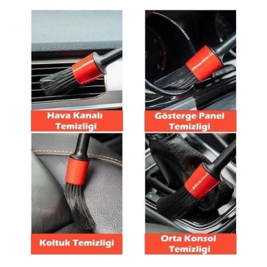 Araba Detaylı Temizlik Fırça Seti