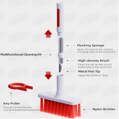 KLAVYE VE KULAKLIK TEMIZLEME SETI