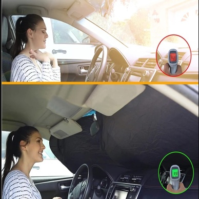 Katlanabilir Ön Cam Araba Güneşliği