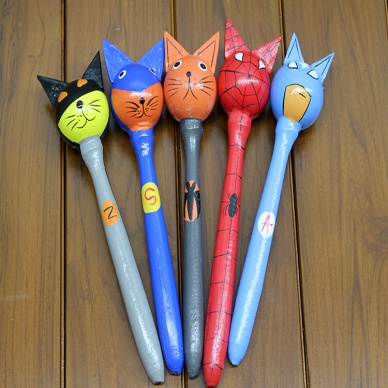 Ahşap 5li Marakas Seti Model 2