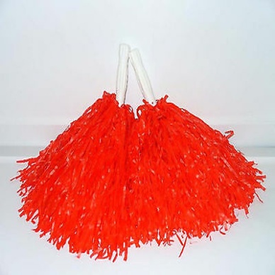 Kırmızı Renk Gösteri Ponponu