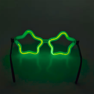 Yıldız Glow Partisi Gözlüğü - 12 Adet