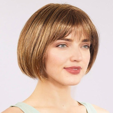 Açık Kahverengi Küt Parti Peruk