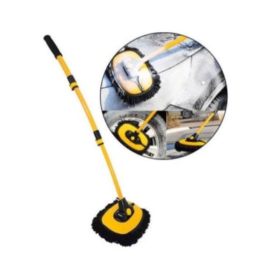 Teleskopik Saplı Kuru Islak Oto Yıkama Fırçası