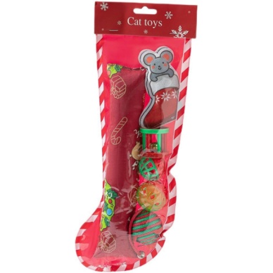 Yılbaşı Konseptli Kedi Oyuncak Seti