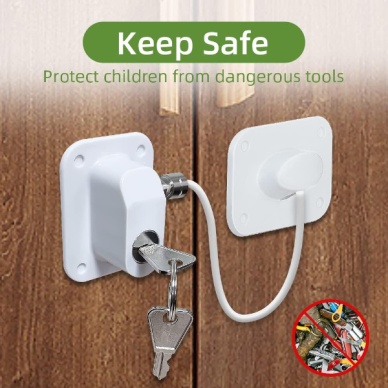 Beyaz Plaka Halatlı Emniyet Kilidi