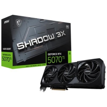 MSI VGA GEFORCE RTX 5070 TI 16G SHADOW 3X OC 16GB GDRR7 256B DX12