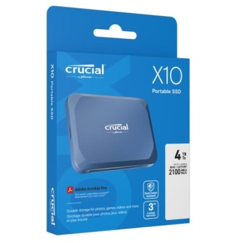 Crucial X10 4TB Taşınabilir SSD CT4000X10SSD9