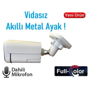 EZCOOL EZ-2315IPS 5MP 3.6MM FULLCOLOR SESLİ POE IP BULLET KAMERA