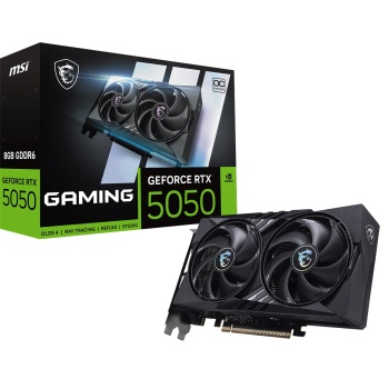 MSI GEFORCE RTX 5050 8G GAMING OC GDDR6 128B DX12 PCIE 5.0 X16 (3XDP 1XHDMI)