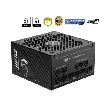 MSI MPG A1000GS PCIE5 1000W 80+ GOLD  FULL MODULER