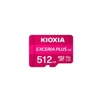512GB KIOXIA EXCERIA PLUS G2 MICRO SDXC 4K 100/MB/s LMPL2M512GG2