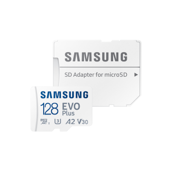 128GB SAMSUNG EVO PLUS MICROSDXC UHS-I U3 V30 A2 160MB/s MB-MC128SA/TR