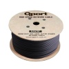 Qport Q-CAT07 S/FTP 23AWG CAT7 500mt LSOH Siyah Full Bakır Kablo