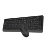 A4 TECH FG1010 Q 2.4 GHZ USB GRİ KLAVYE+MOUSE KABLOSUZ SET