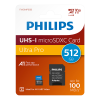 PHILIPS 512GB MICRO SDXC 100 MB/S C10 FM51MP65B/00