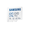 512GB SAMSUNG EVO PLUS MICROSDXC UHS-I U3 V30 A2 160MB/s MB-MC512SA/TR
