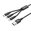 UNITEK USB-A 3in1 HIZLI ŞARJ 1.2MT 2.4A (C14049BK)